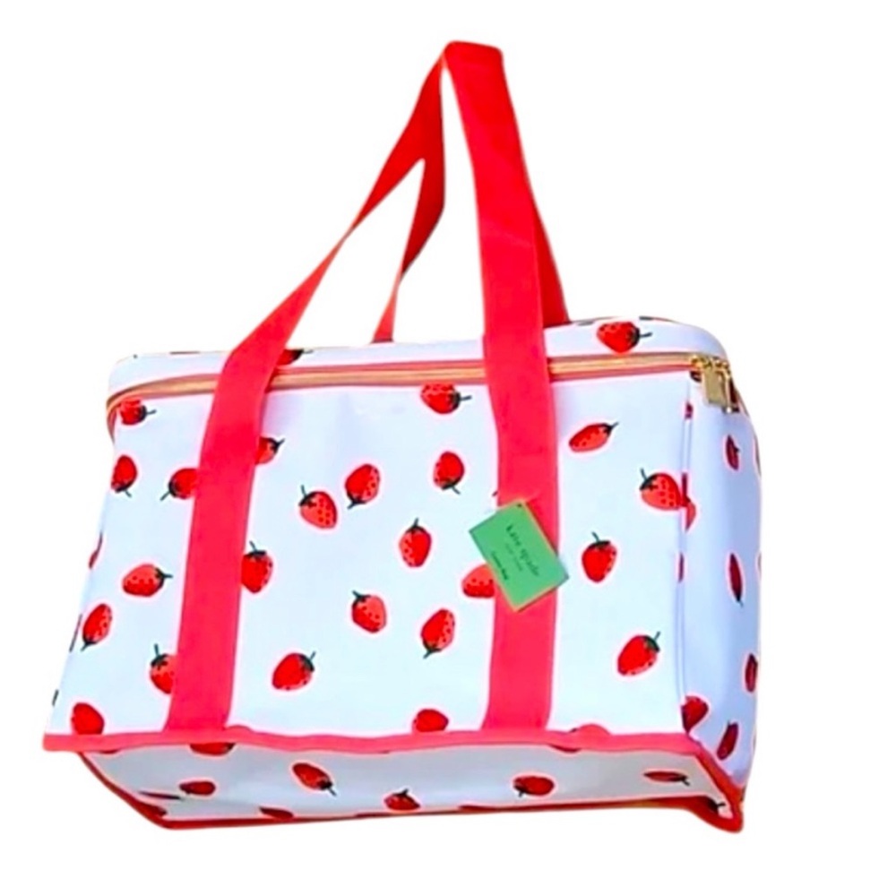 Kate Spade strawberry cooler insulated bag.